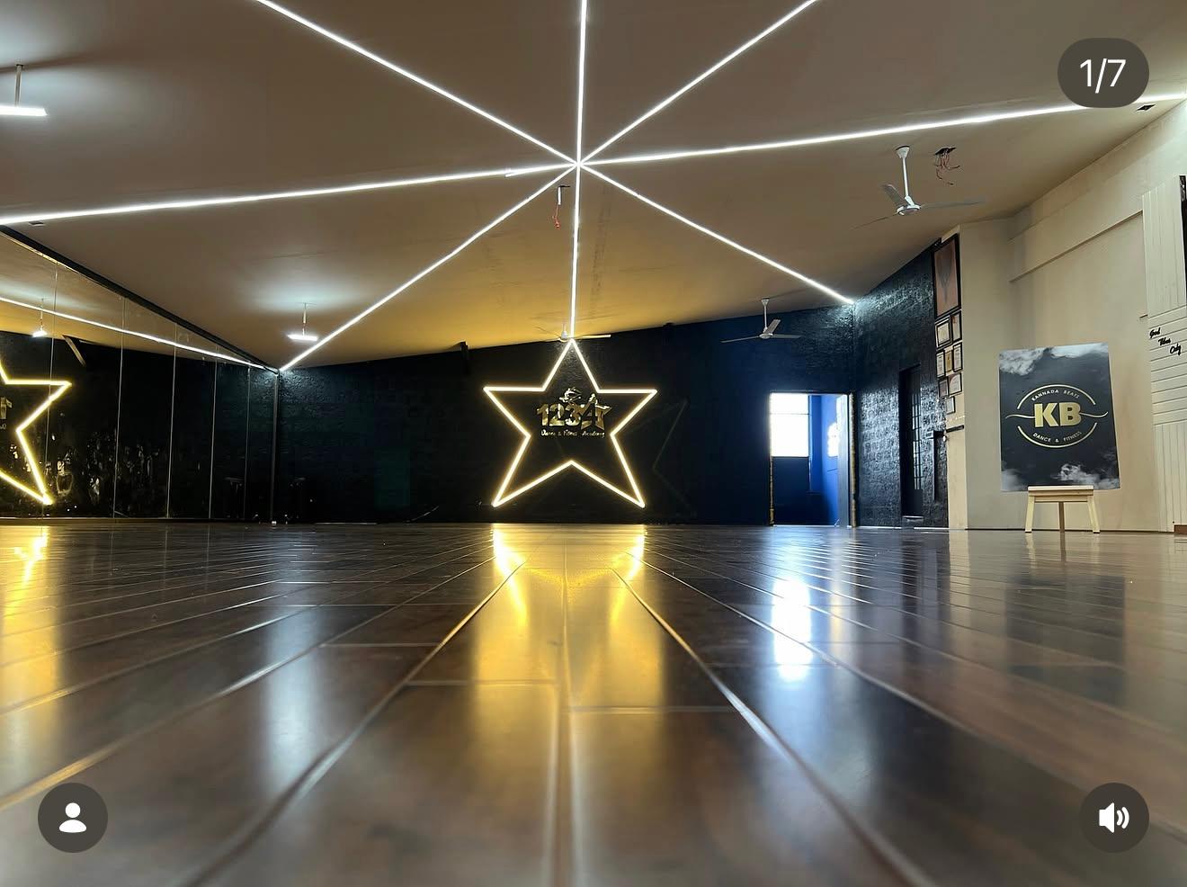 Dancers on the studio floor